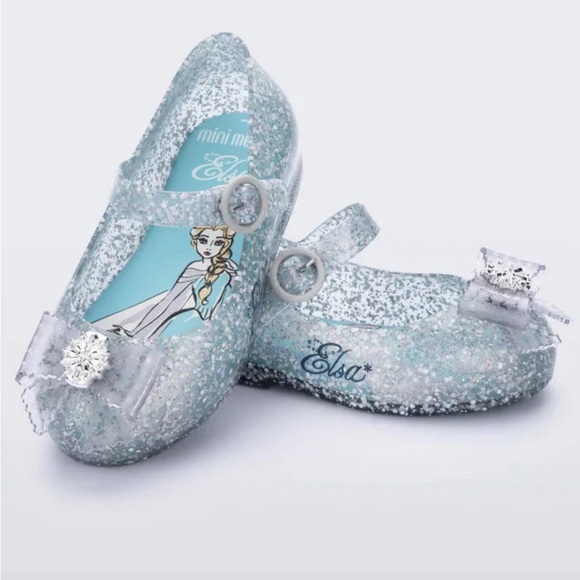BRAND NEW Mini Melissa Elsa Sandal Size 3/4 Toddler - Picture 1 of 4